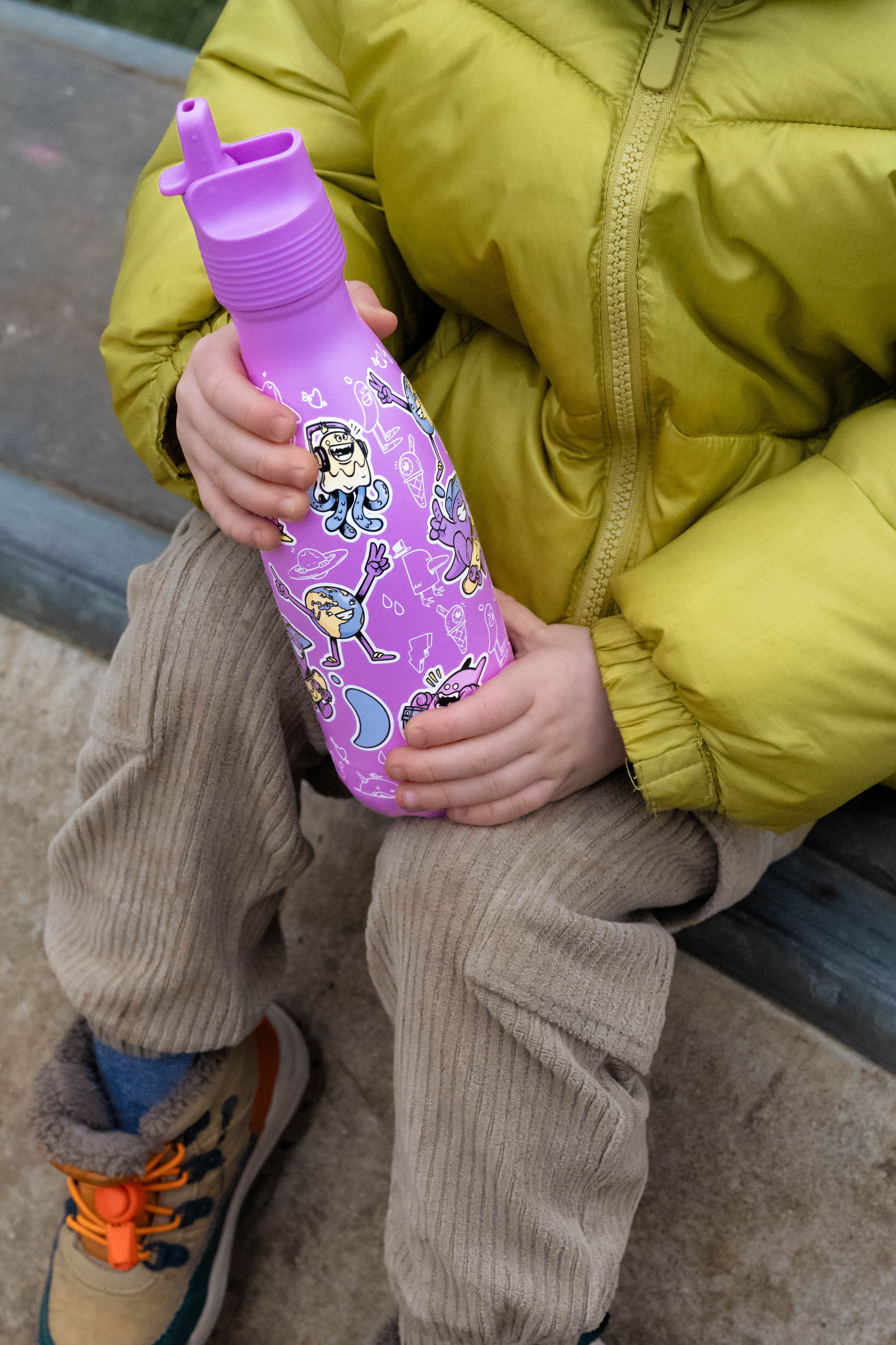 Stickers Kids Water Bottle - Image 7