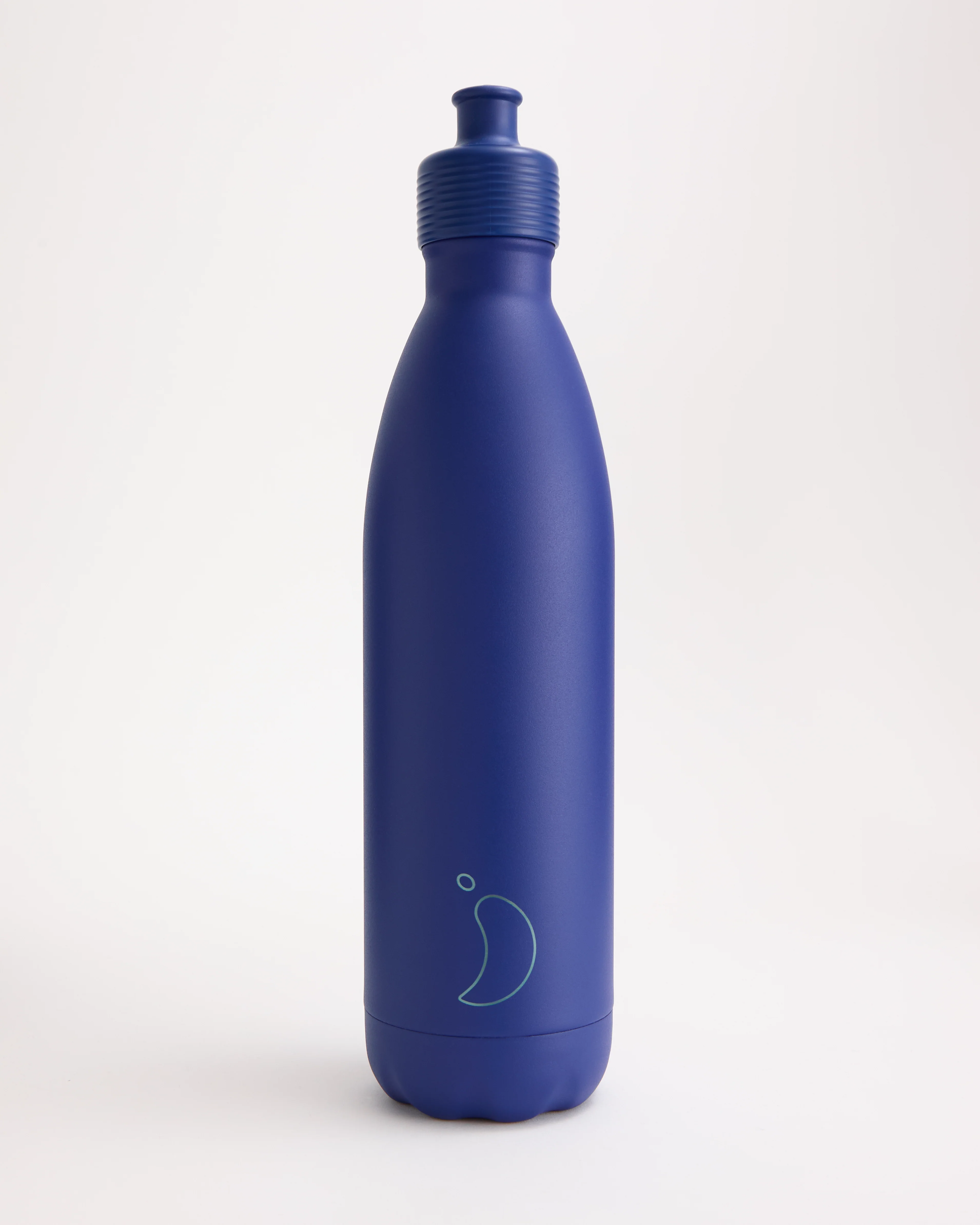 Matte Blue Sports Water Bottle - Image 4